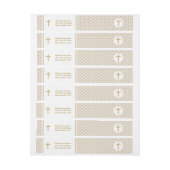 Communie Beige met gouden stippen (Vel)