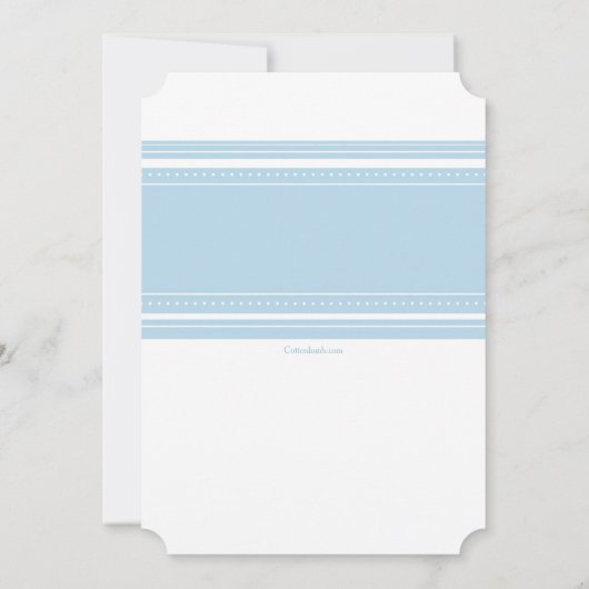 Communie-beker blauw kaart (Achterkant)