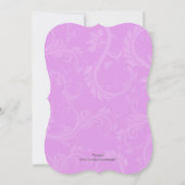 Communie bevestiging duif meisjes kaart (Achterkant)