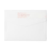 Communie Bloemen Roze Waterverven (Achterkant)