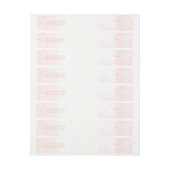 Communie Bloemen Roze Waterverven (Vel)