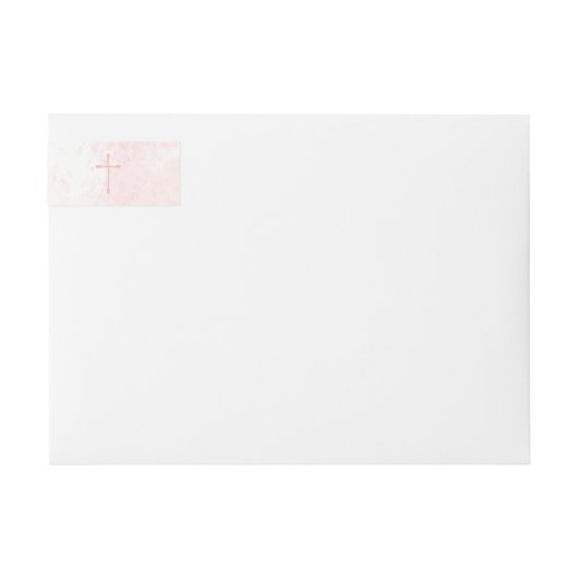 Communie Bloemen Roze Waterverven (Voorkant)