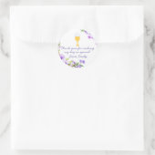 Communie Bloemen Waterverf Gift Favoriet Label (Tas)