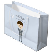 Communie Dove Boy Groot Cadeauzakje (Voorkant Gekanteld)