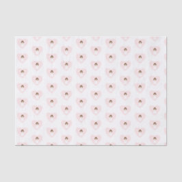 communie duif blond meisje tissuepapier