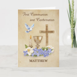 Communie en bevestiging RCIA Gefeliciteerd Kaart