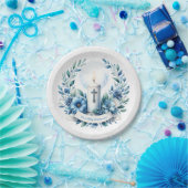 Communie Kaars Eerste Holly Communie Papieren Bordje (Feest)