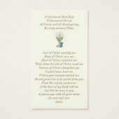  Communie Katholieke Herdenking Heilige Kaart (Achterkant)