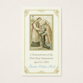  Communie Katholieke Herdenking Heilige Kaart (Voorkant)