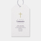 Communie Kelk Brood en Wijn Cadeaulabel (Achterkant)