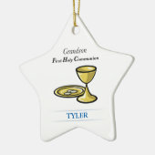 Communie Lichaam en Bloed Kleinzoon Keramisch Ornament (Links)