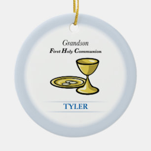 Communie Lichaam en Bloed Kleinzoon Keramisch Ornament