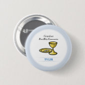 Communie Lichaam en Bloed Kleinzoon Ronde Button 5,7 Cm (Voorkant /achterkant)