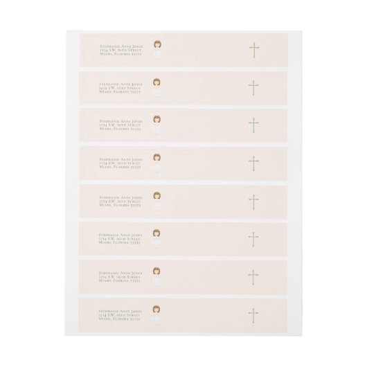 Communie Meisje Bidden (Vel)