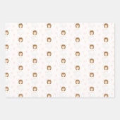 Communie Meisje Bidden Inpakpapier Vel (Voorkant)