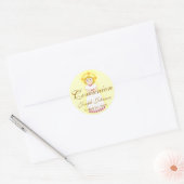 "Communie" Sticker-aanpassen Ronde Sticker (Envelop)