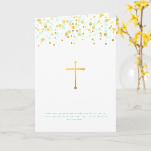 communiegebed kaart (Gele Bloem)