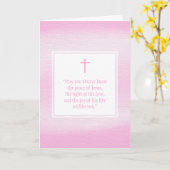 communiegebed kaart (Gele Bloem)