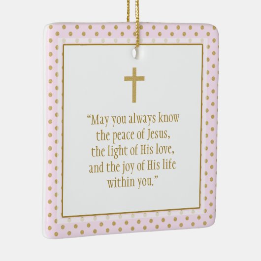 communiegebed keramisch ornament (Rechts)