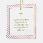 communiegebed keramisch ornament (Links)