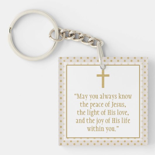 communiegebed sleutelhanger (Voorkant)