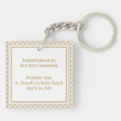 communiegebed sleutelhanger (Achterkant)