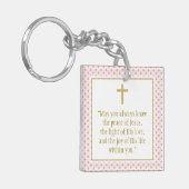 communiegebed sleutelhanger (Voorkant Links)