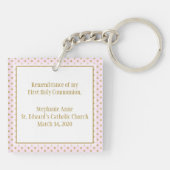 communiegebed sleutelhanger (Achterkant)