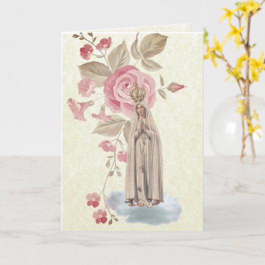  communieuitnodiging kaart (Gele Bloem)