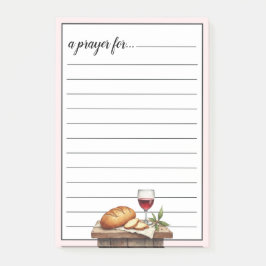 Communion Bread and Wine War Room Prayer Post-it® Notes