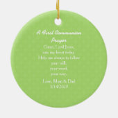 Communion Brood of Life Keramisch Ornament (Achterkant)