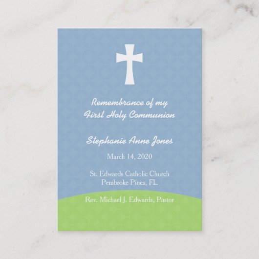 Communion Brood of Life Visitekaartje (Voorkant)