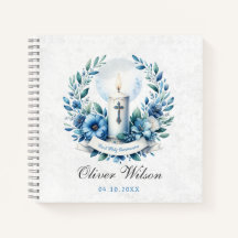 Communion Candle Eerste Holly Communion Gastenboek