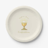 Communion Chalice Papieren Bordje (Voorkant)