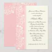 Communion Daisy Pink Kaart (Voorkant / Achterkant)