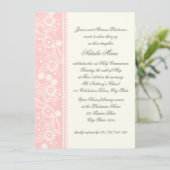 Communion Daisy Pink Kaart (Staand voorkant)