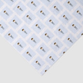 Communion Dove Brunette Boy Tissuepapier (Detail)