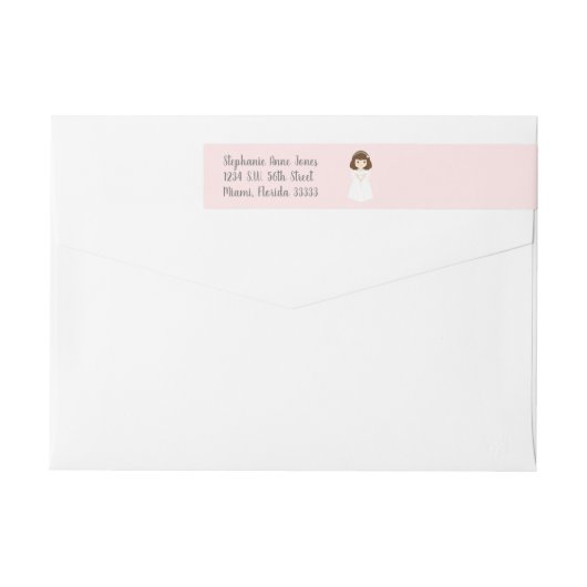 Communion Dove Brunette Girl (Achterkant)