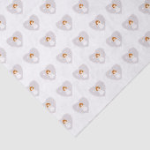 Communion Dove Redhead Girl Tissuepapier (Detail)