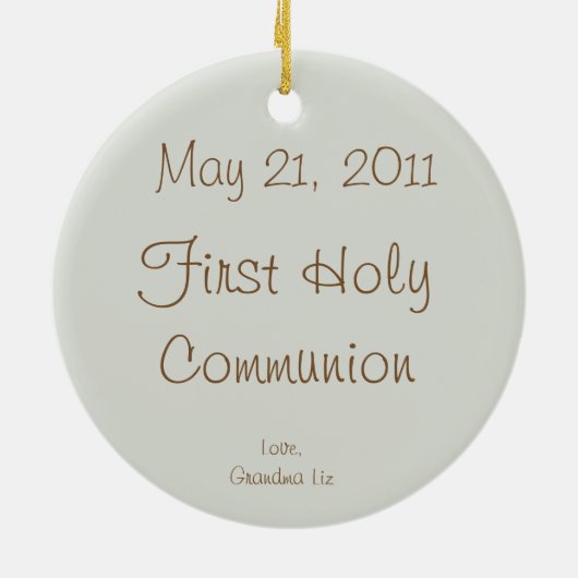 Communion Lamb Ornament (Achterkant)