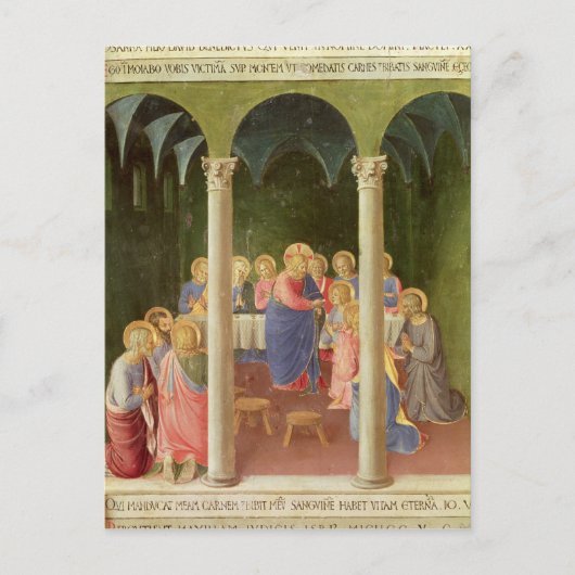 Communion of the Apostles, 1451-53 Briefkaart (Voorkant)