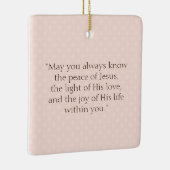 Communion Prayer Keramisch Ornament (Rechts)