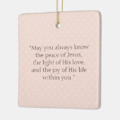 Communion Prayer Keramisch Ornament (Links)