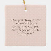 Communion Prayer Keramisch Ornament (Voorkant)