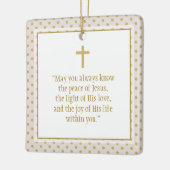 Communion Prayer Keramisch Ornament (Links)