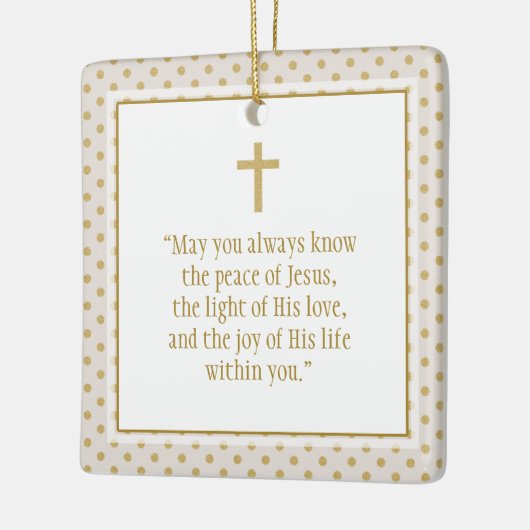 Communion Prayer Keramisch Ornament (Links)