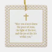 Communion Prayer Keramisch Ornament (Voorkant)