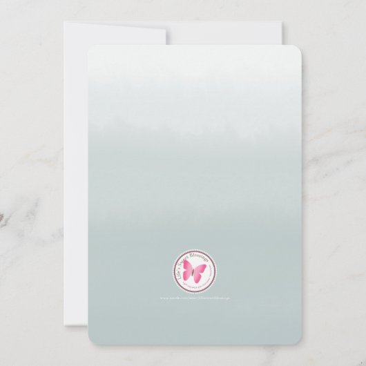 Communion Sage Wreath en Cross Kaart (Achterkant)