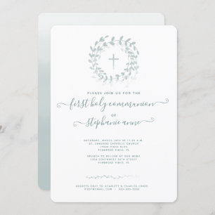 Communion Sage Wreath en Cross Kaart