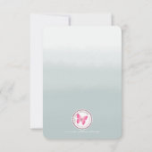 Communion Sage Wreath en Cross Kaart (Achterkant)